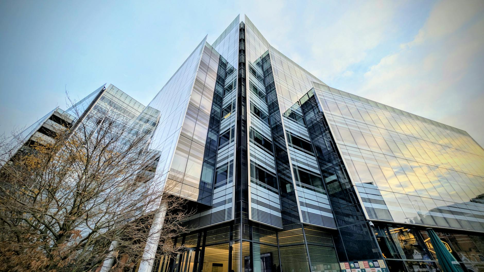 modern glass architecture in london uk